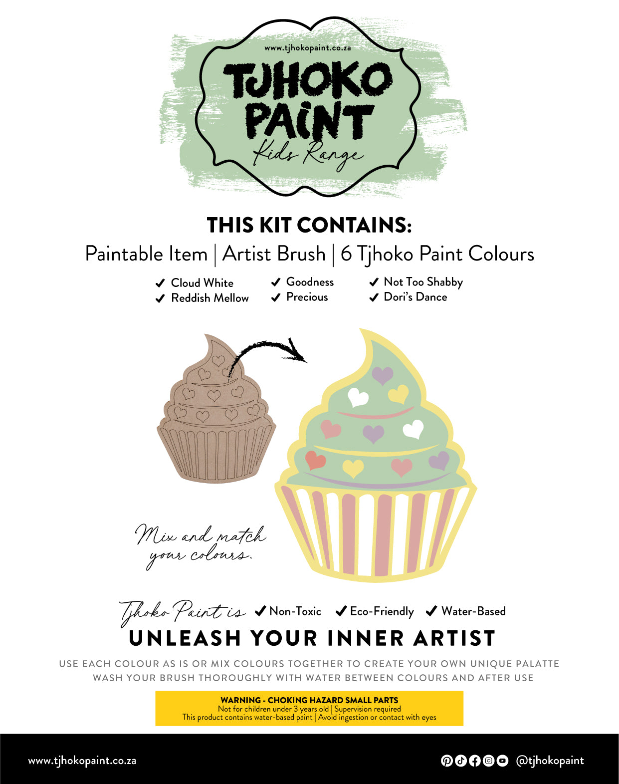 This cupcake kit is designed to spark creativity and inspire young imaginations