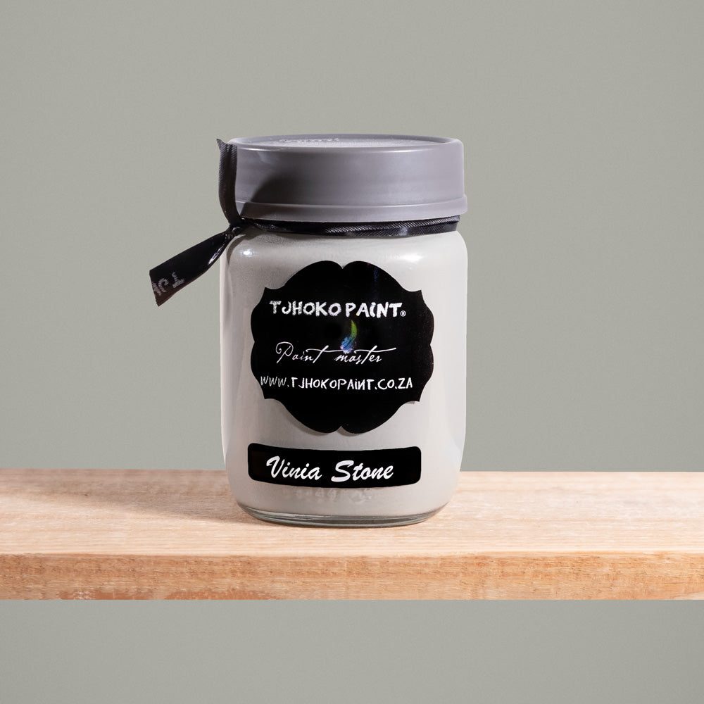Vinia Stone is a refined shade of taupe with hints of olive undertones. It exudes sophistication and understated luxury, reminiscent of the smooth surface of polished stone.