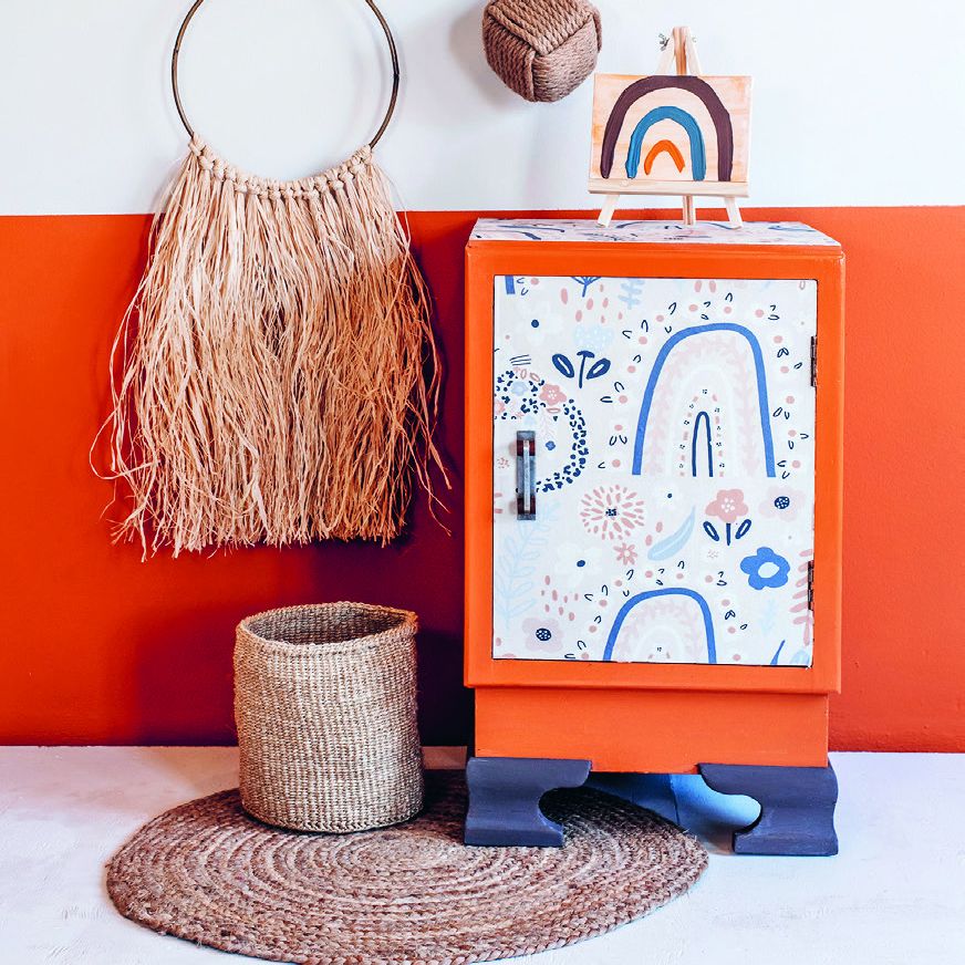 July Wall Paint - A Warm Inviting Orange-Red