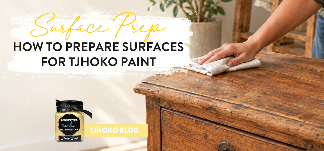 How to prepare surfaces for Tjhoko Paint