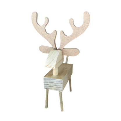 Wooden Reindeer –  Jingle Sticks (Small)