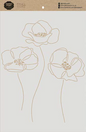 Elegant Poppies A4