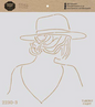 Elegant Lady 30x30cm