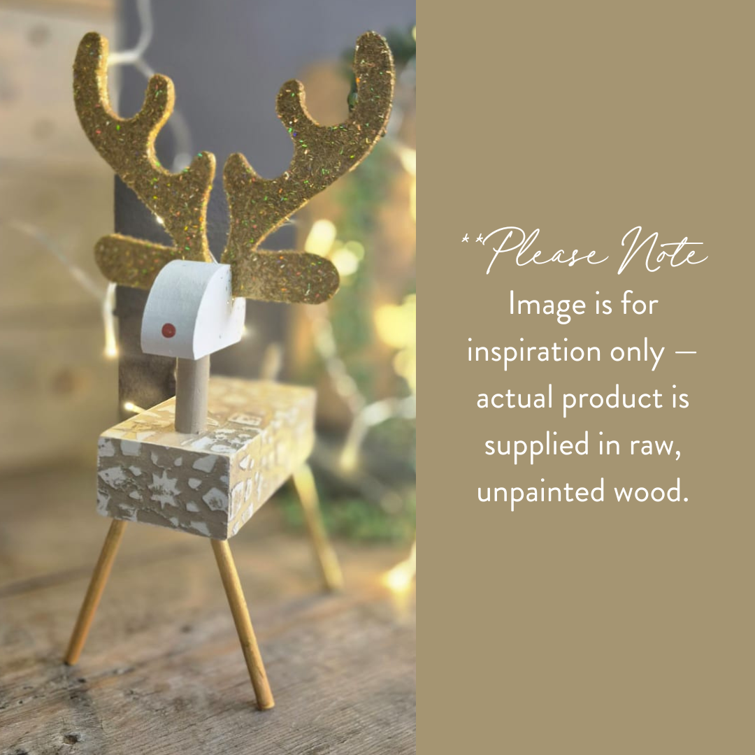 Wooden Reindeer –  Jingle Sticks (Small)