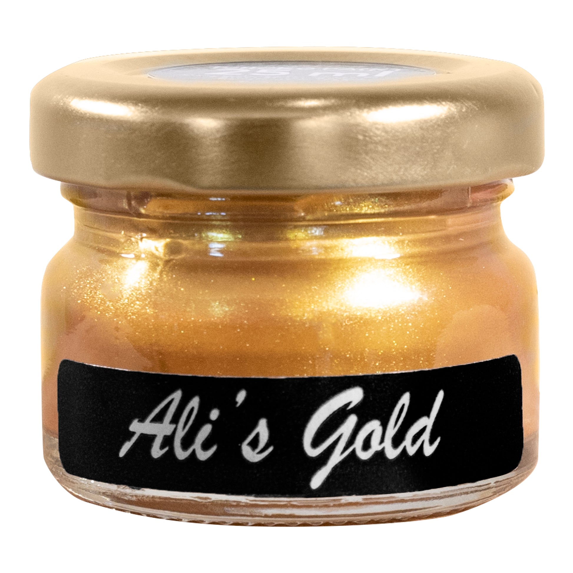 Ali's Gold by Tjhoko Paint is a rich, shimmering gold, eco-friendly, and water based metallic paint.