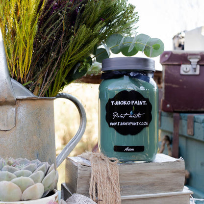 Asem is a grounded, earthy green with blue undertones