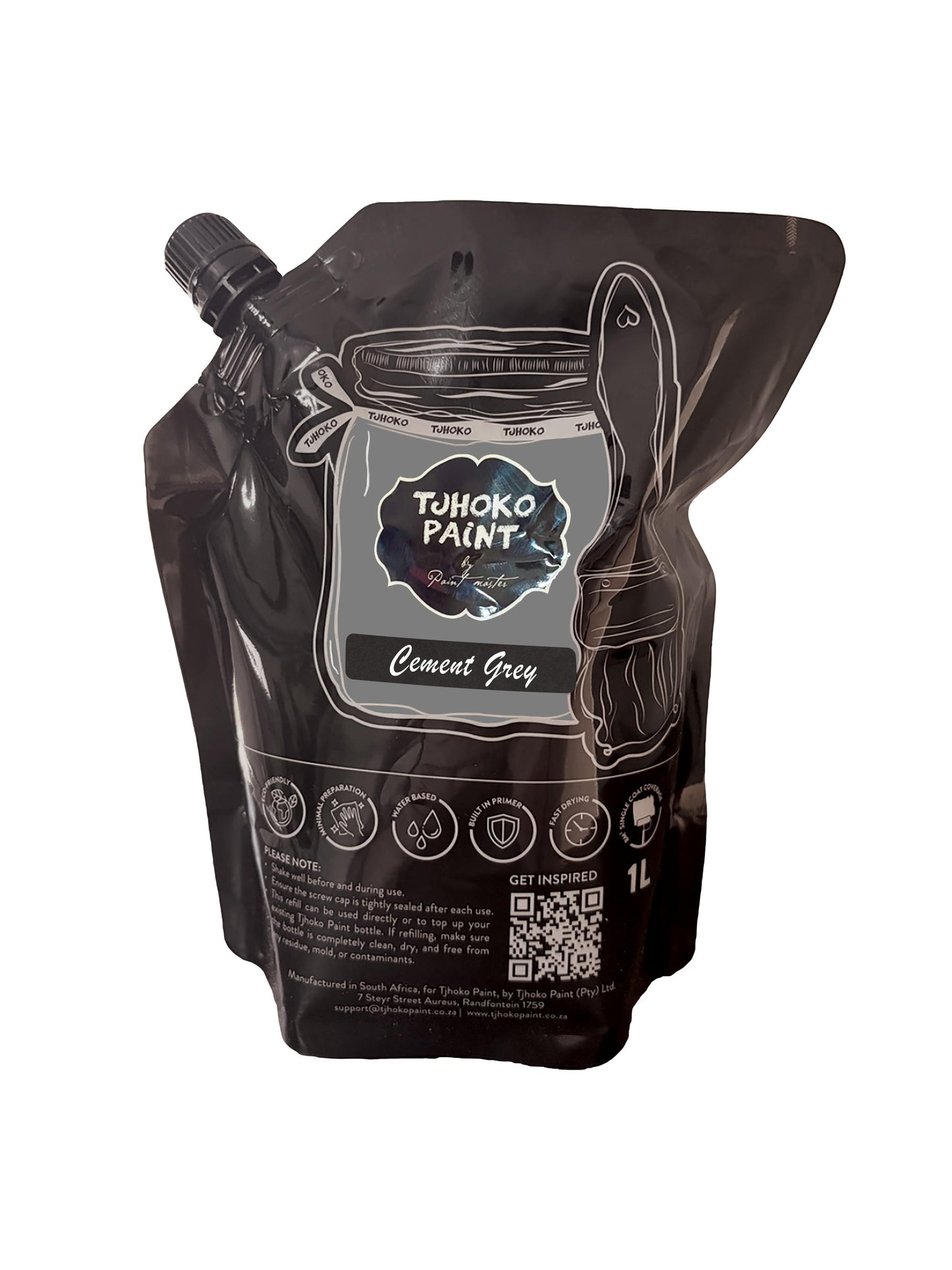Cement Grey Refill Pouch
