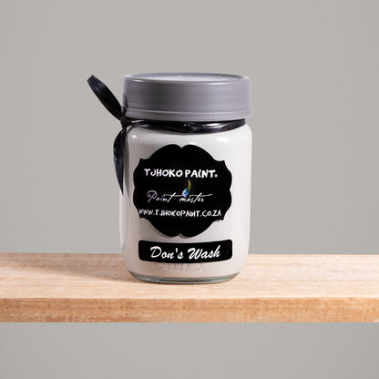 Don's Wash is a muted, earthy tone resembling weathered stone.