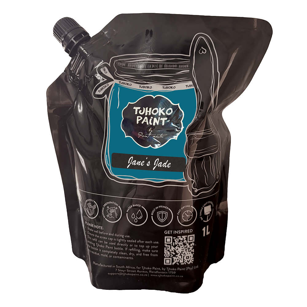 Janes Jade is a rich, vibrant shade of teal reminiscent of precious jade gemstones.