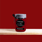 A deep red shade that radiates warmth and timeless elegance