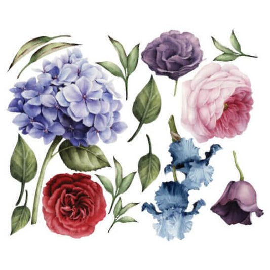Bouquet wall vinyl set