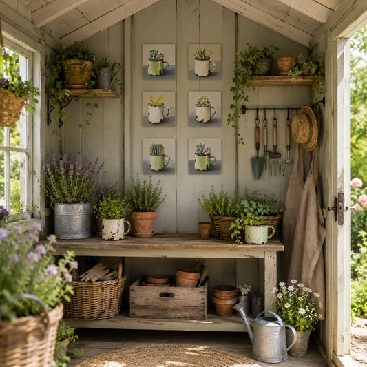 Little Mug Garden by Sharon Welman