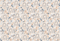 Whimsical boho-inspired design with playful rainbows, florals, and abstract patterns in soft, earthy tones