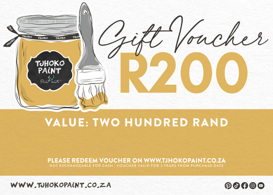 Tjhoko Paint Gift Card