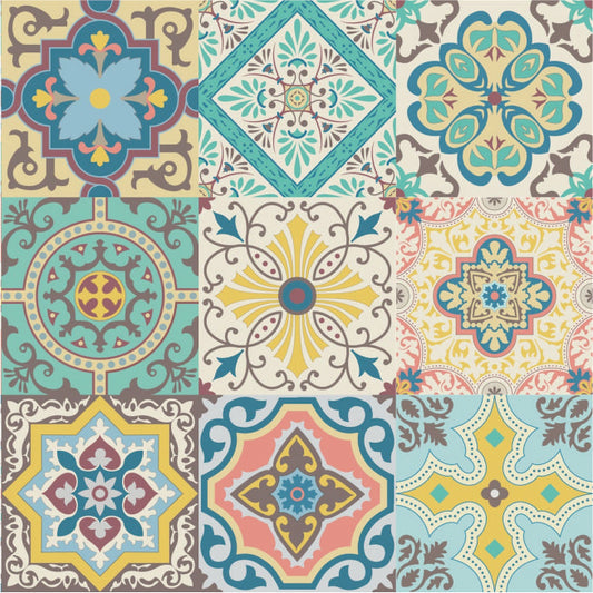 Pastel Tile 2 vinyl (30x30cm)
