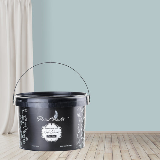Pebble Blue Wall Paint - A Tranquil Muted Blue-Grey