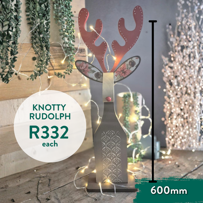 Wooden Reindeer – Tall Freestanding