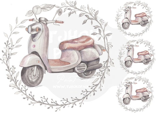 Floral Scooter
