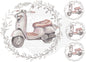 Floral Scooter