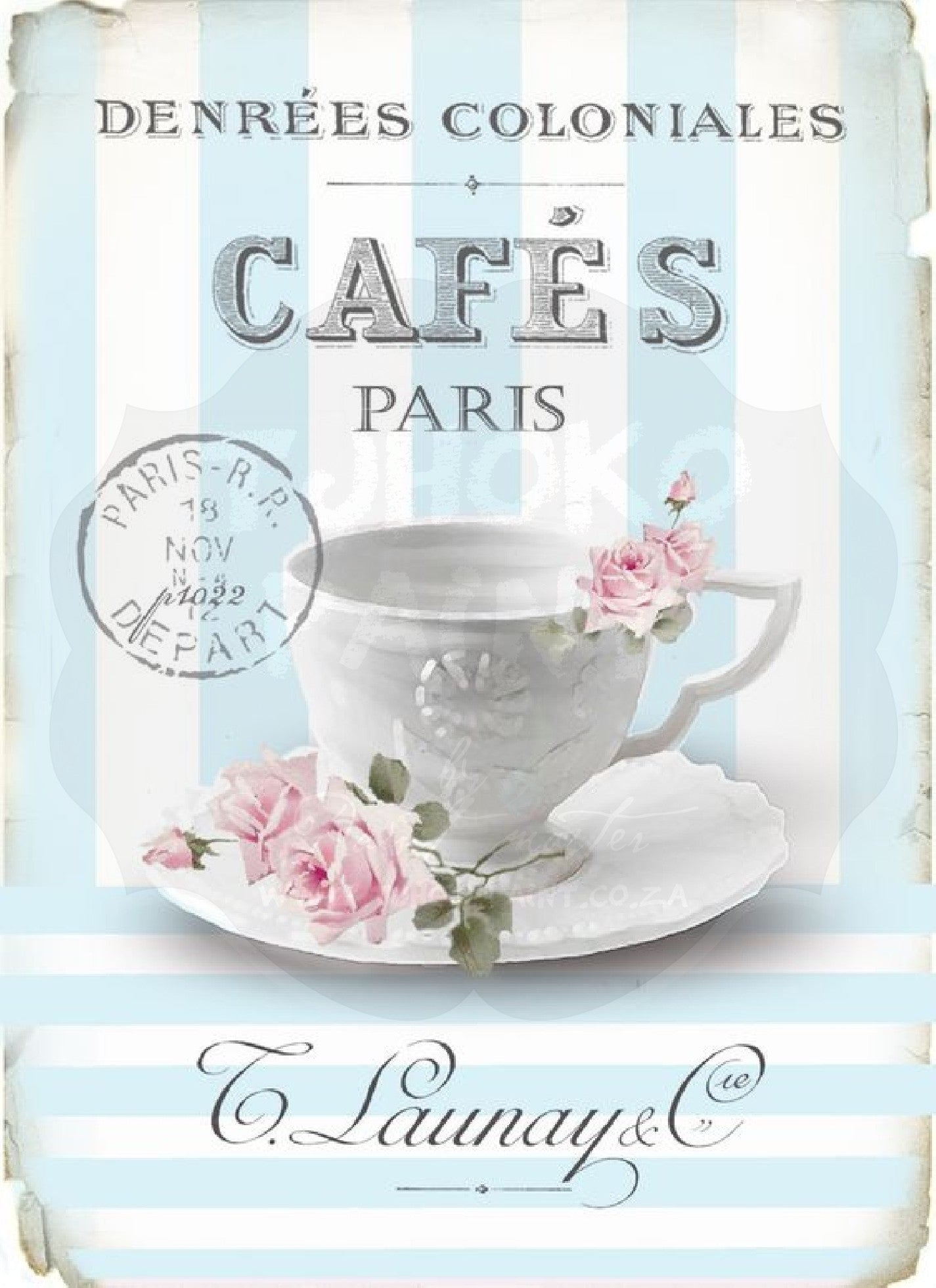 Cafés Paris Water Transfer