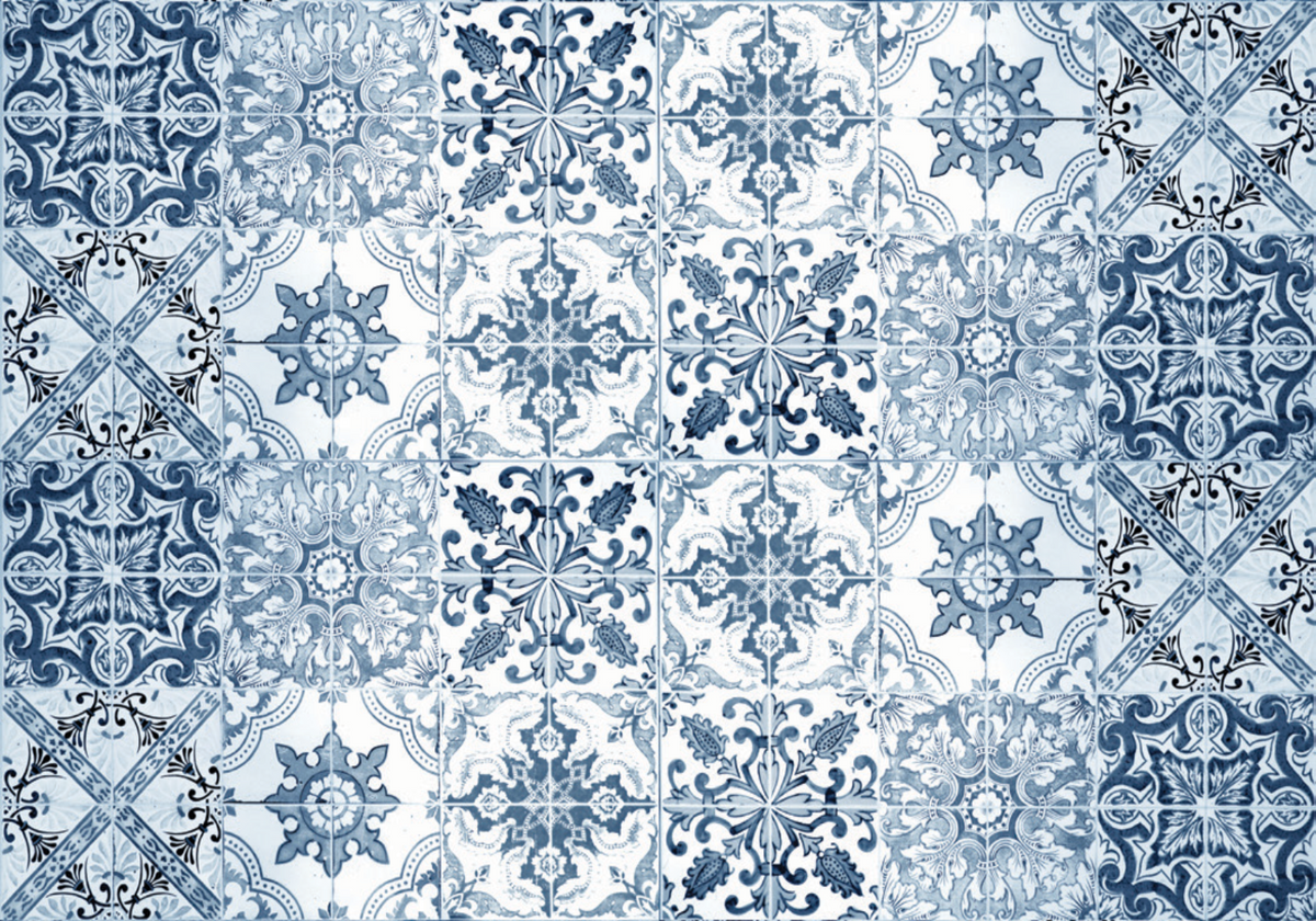 Turkish Blue Mosaic – Tjhoko Paint