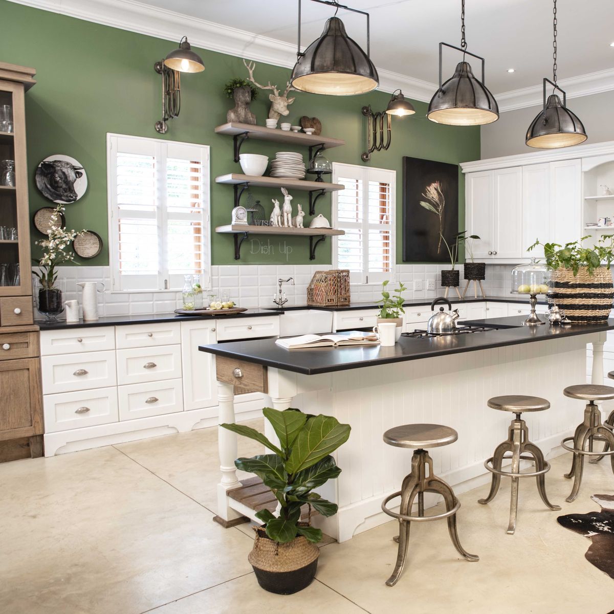 Dumisa's Dream is a serene shade of muted sage green, reminiscent of tranquil forest landscapes.