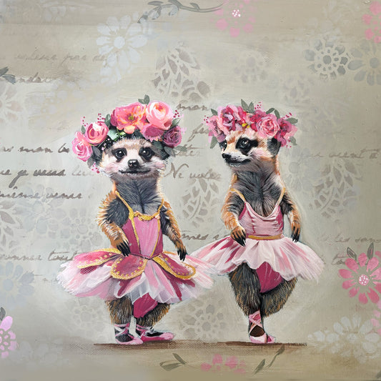 Little Pink Dancers by Sharon Welman
