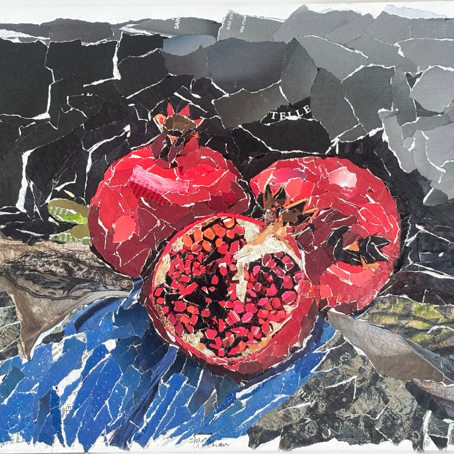 Ruby Pomegranates by Sharon Welman